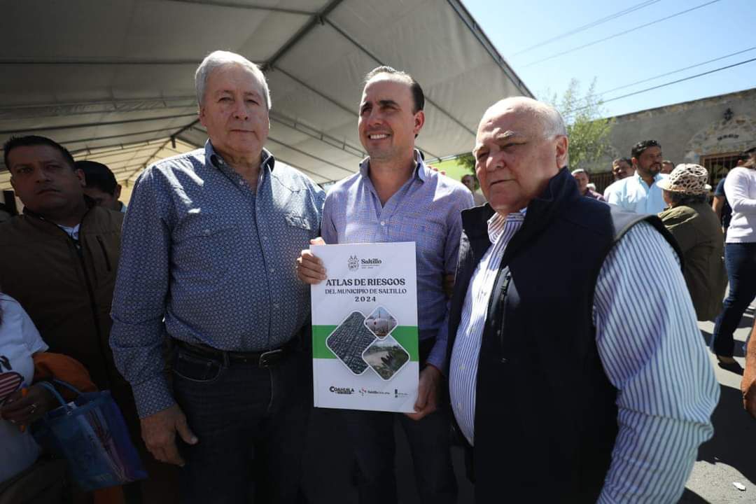 Entregan Gobernador Manolo Jiménez y alcalde José María Fraustro importante obra vial en Saltillo