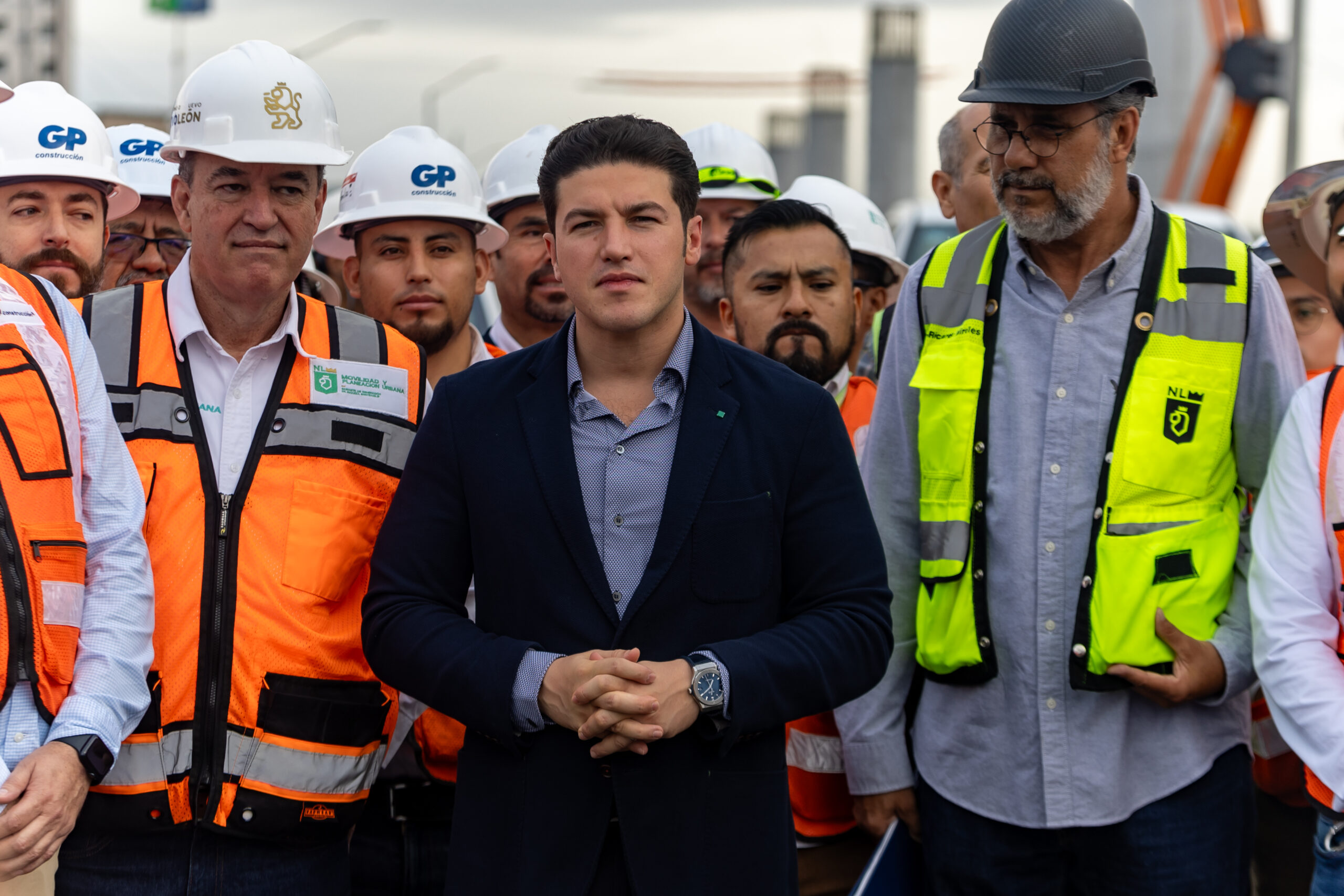 Supervisa Samuel García tramo de la extensión de la Línea 6 del Metro al Aeropuerto