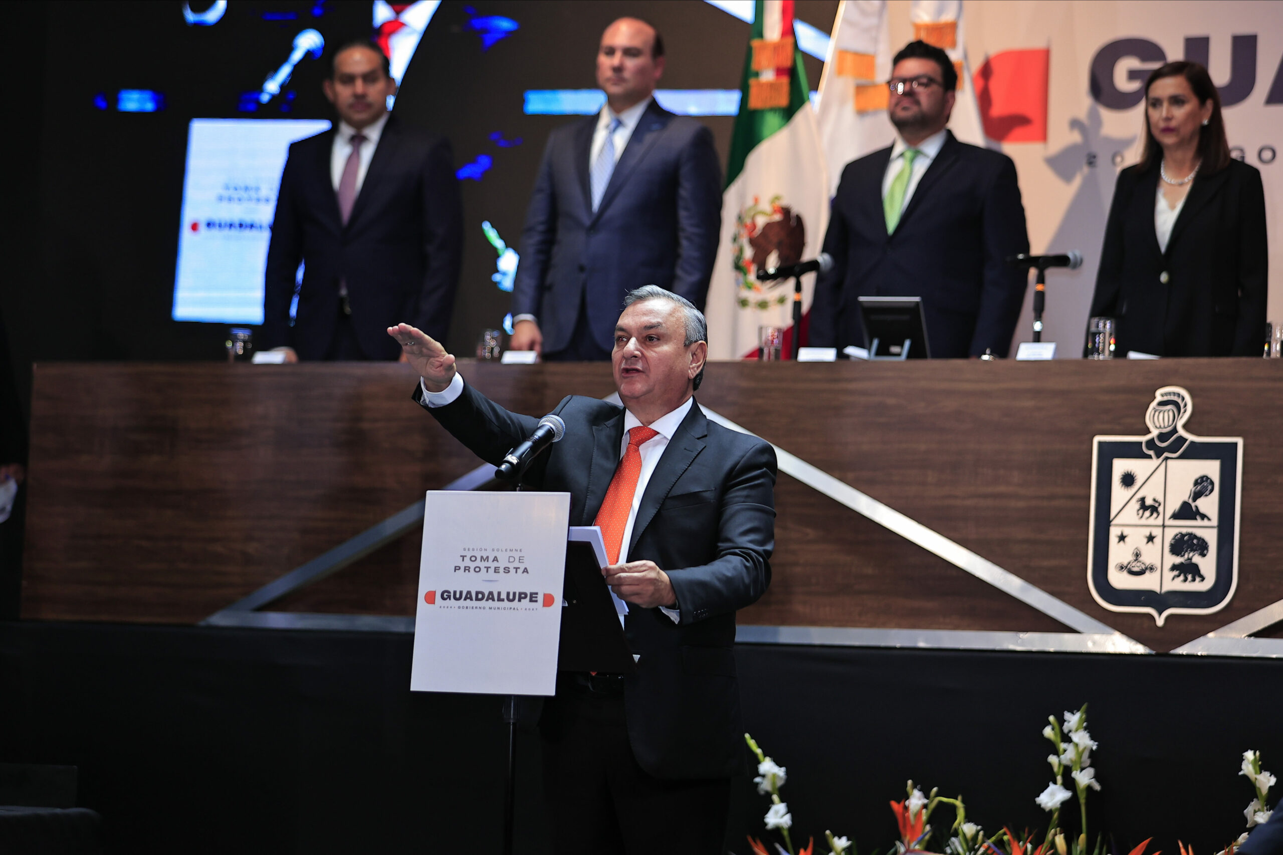 Héctor García toma protesta como Alcalde de Guadalupe