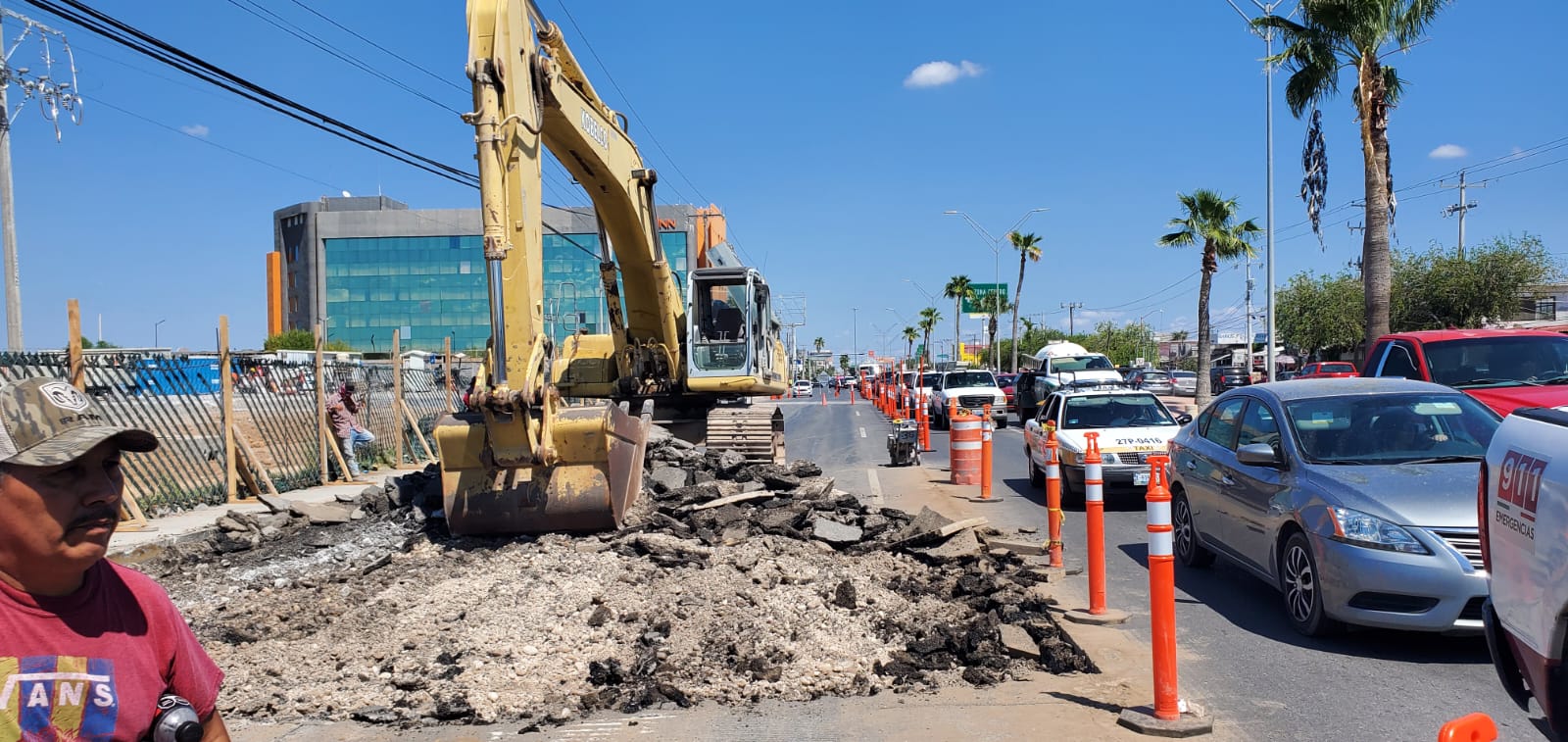 Invierte gobierno de Américo Villarreal en zona norte casi 90 MDP en pavimentación y obra hidráulica