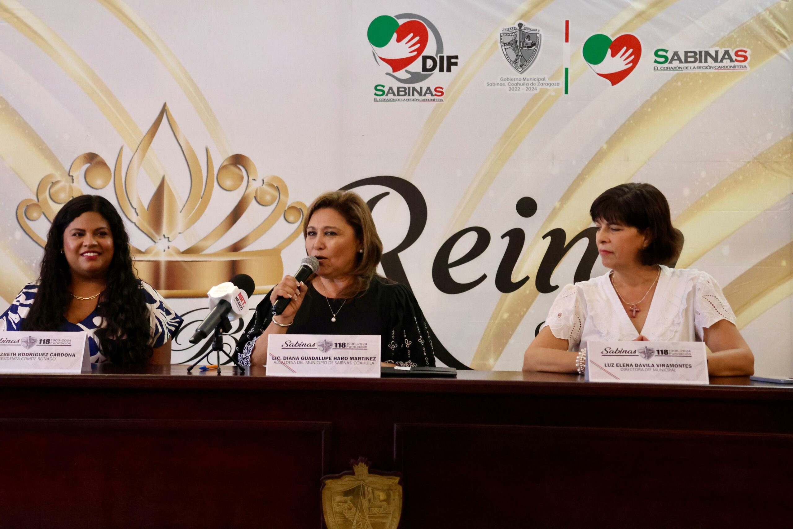 Presentan candidatas a reina de Sabinas 2024