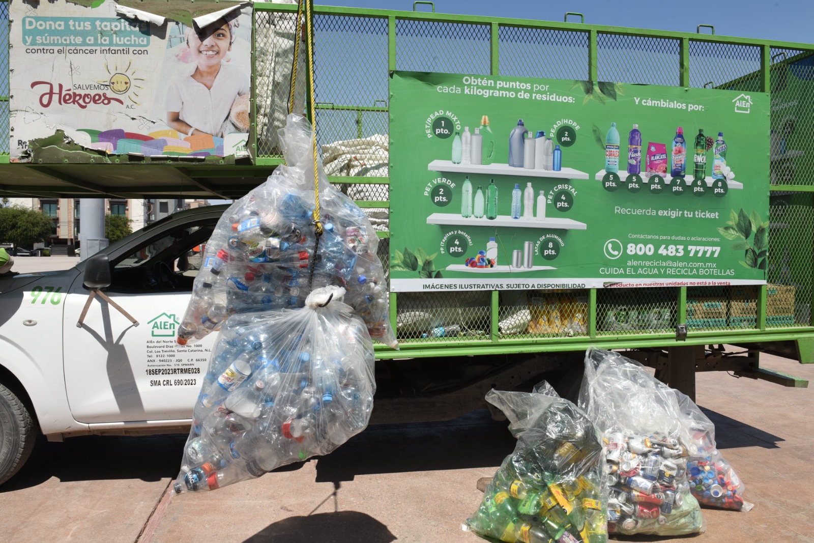 Reúnen en Torreón 250 kilos de material reciclable en campaña de acopio