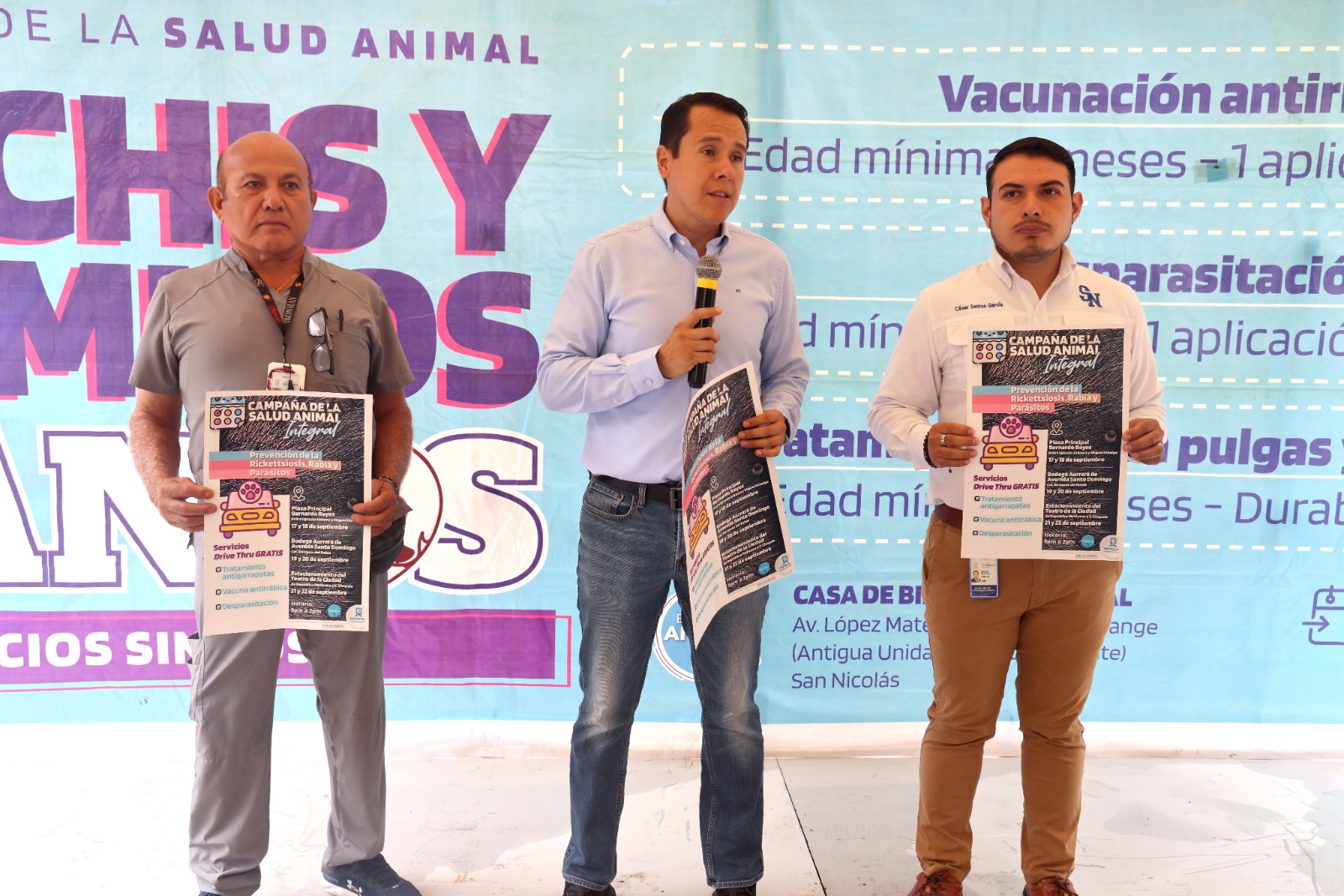 Inicia San Nicolás campaña de salud animal gratuita