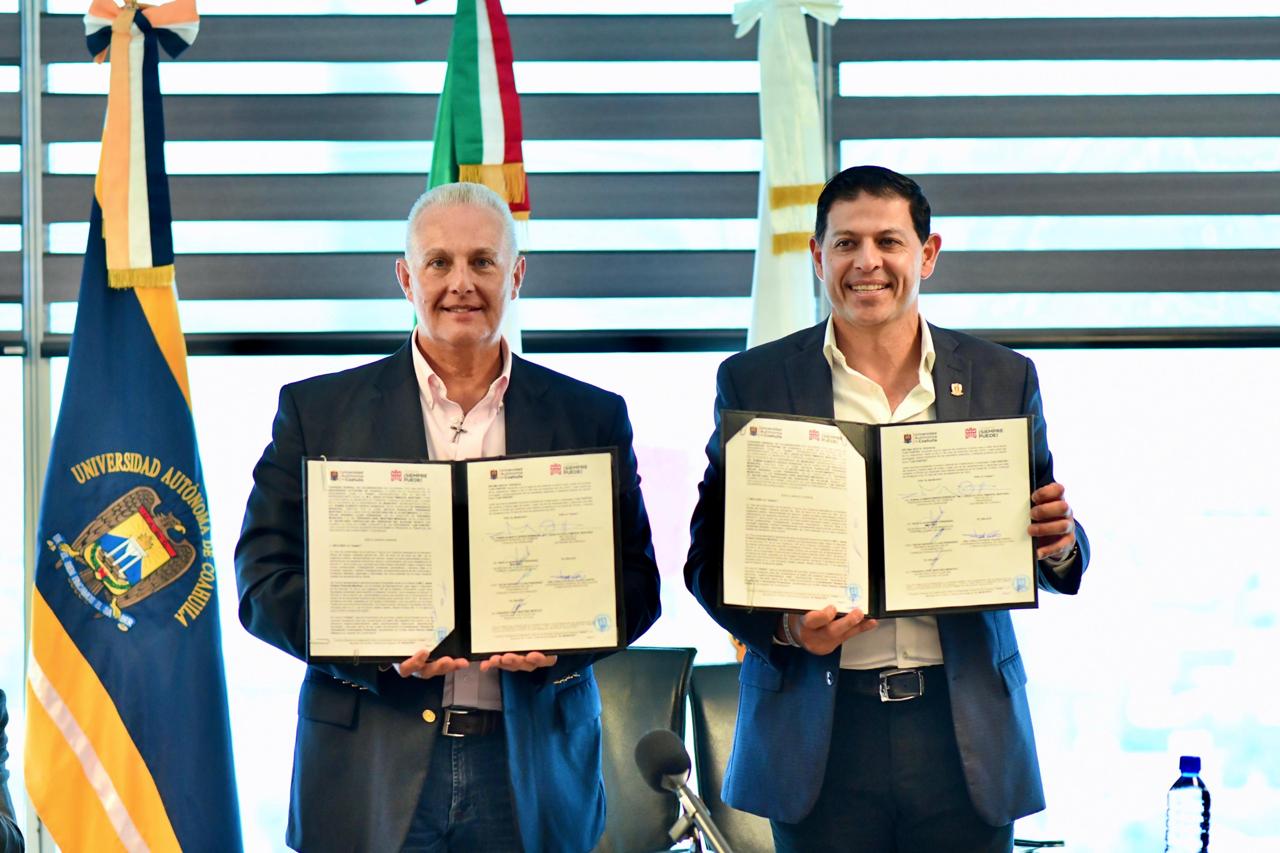 Firman Cepeda y Pimentel convenio de colaboración en beneficio de la comunidad de la UAdeC