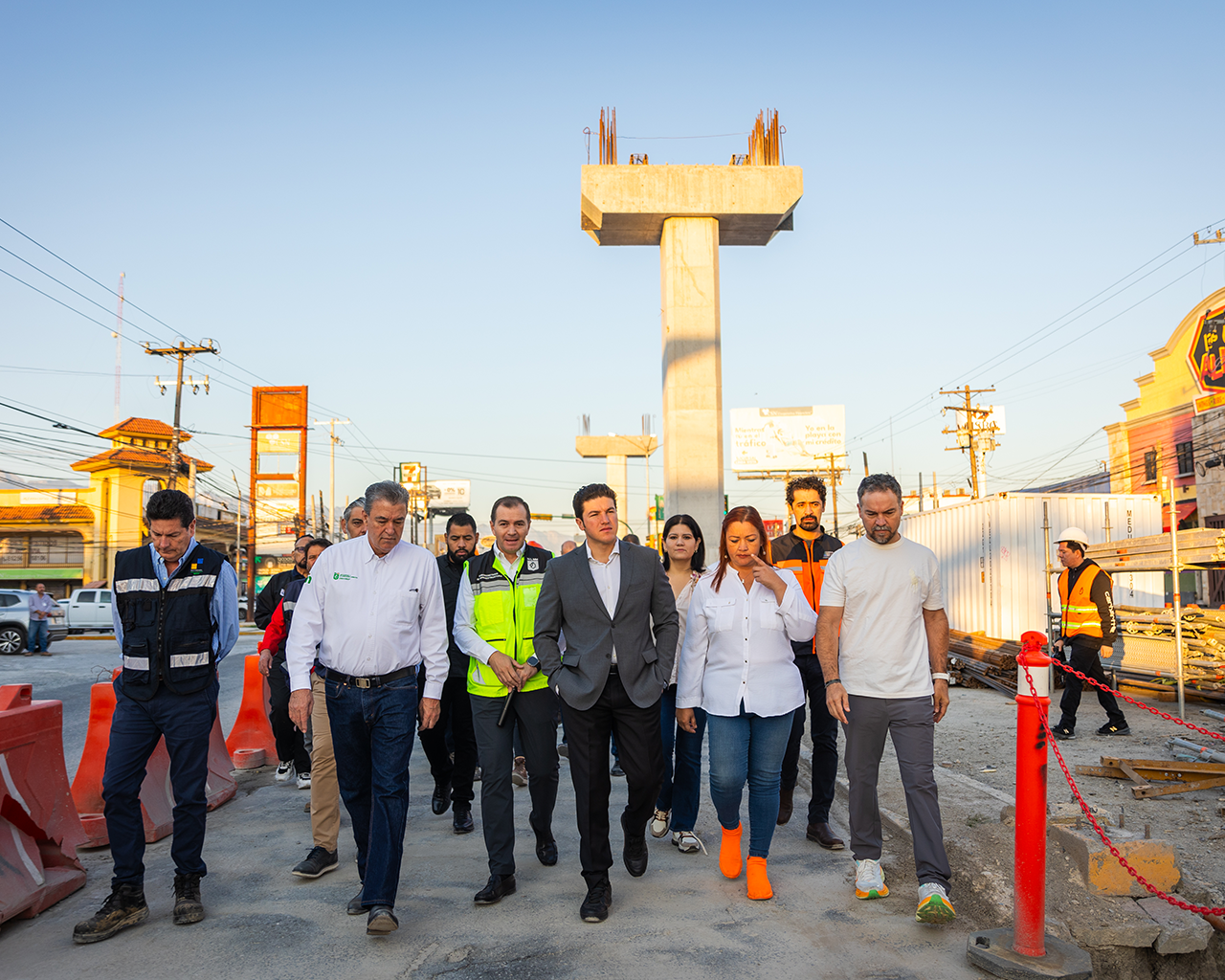 Supervisa Samuel García obras de la Línea 6 del metro