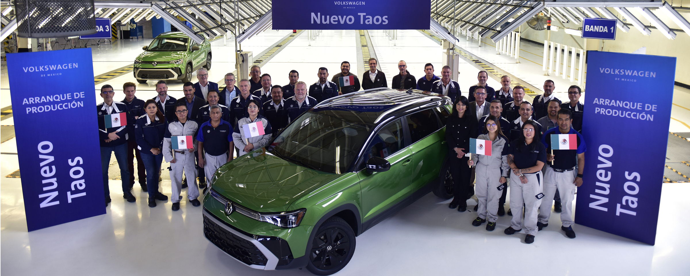 Volkswagen de México arranca la producción de Nuevo Taos en su planta de Puebla