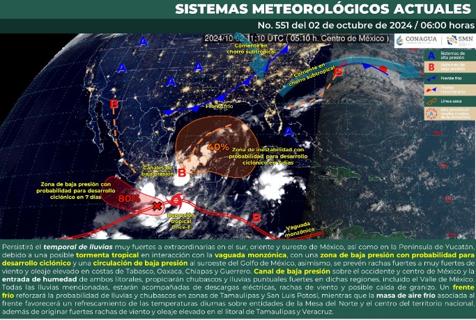 Se prevén fuertes vientos y descenso de temperatura en zonas altas de Coahuila