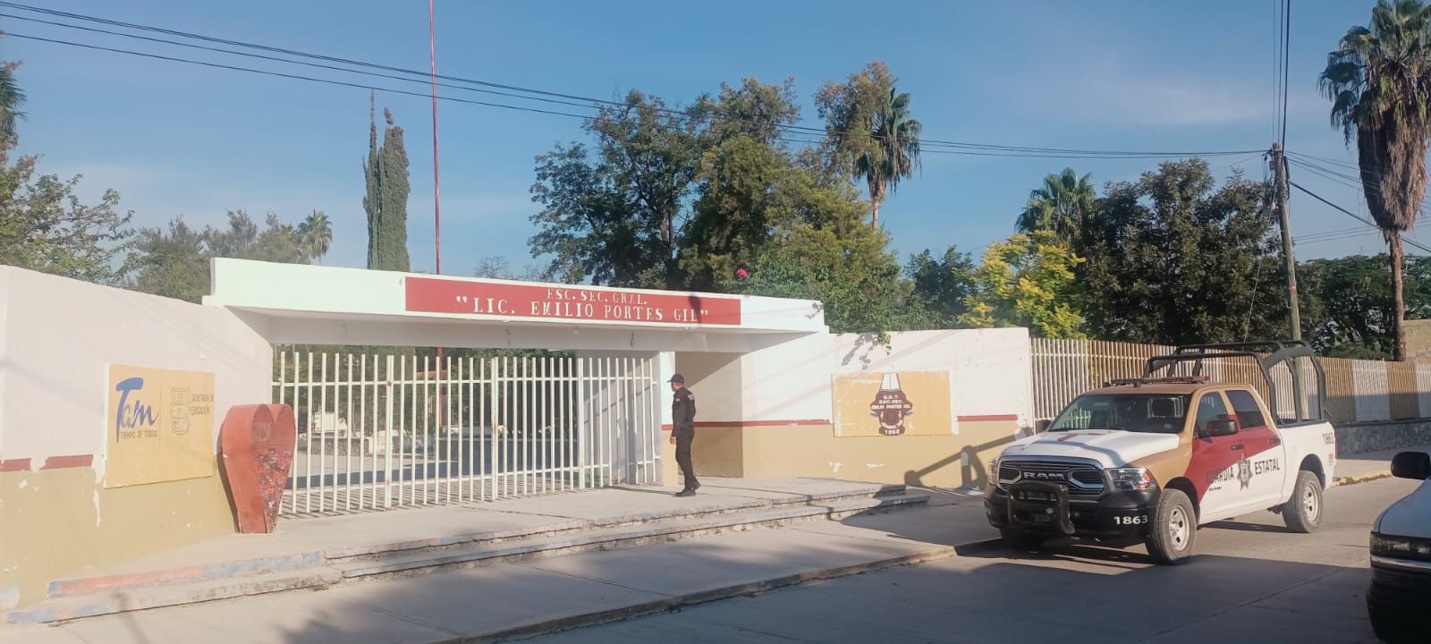 Realiza Guardia Estatal Tamaulipas recorridos de seguridad en planteles de todos los niveles