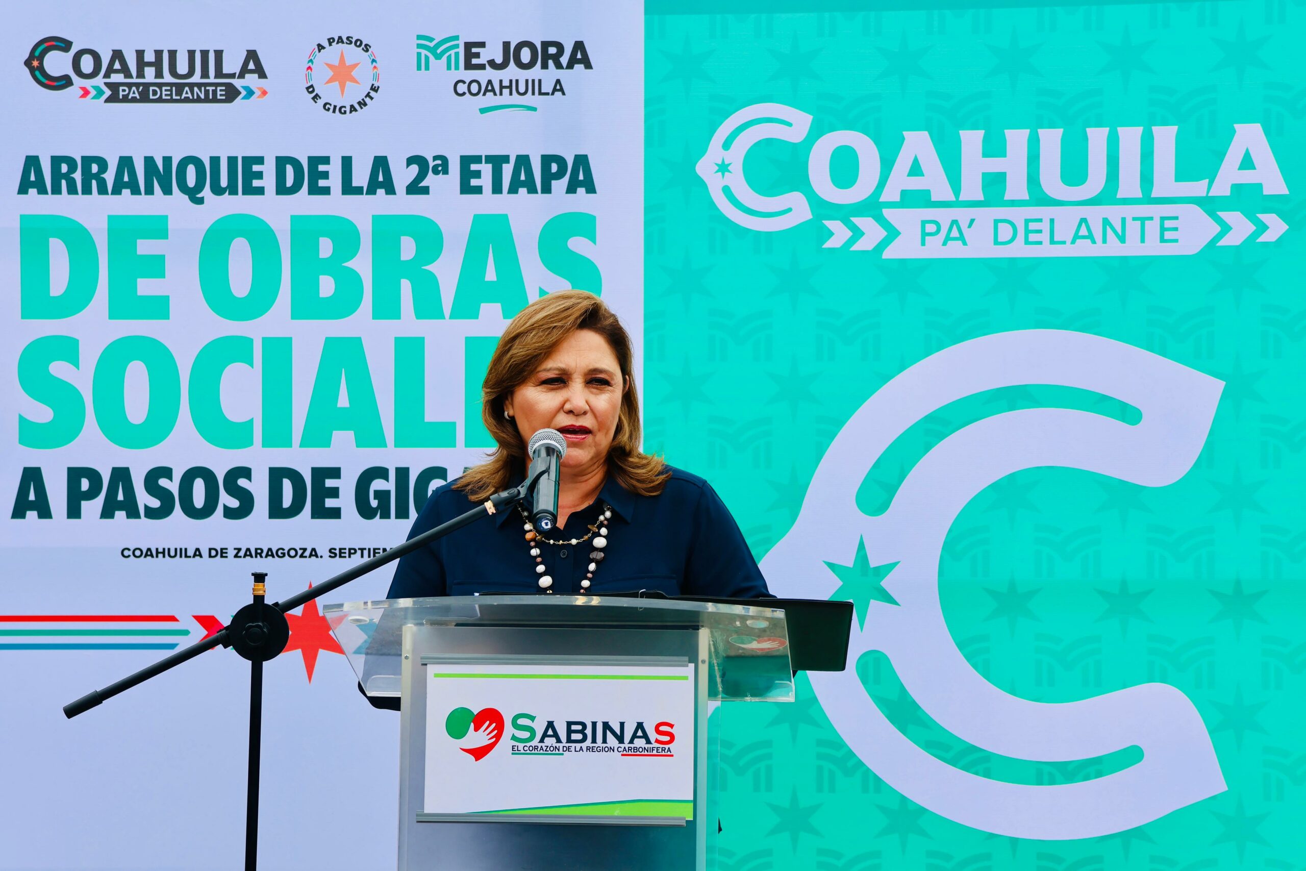 Reconoce Diana Haro respaldo del gobernador Manolo Jiménez en arranque de obras