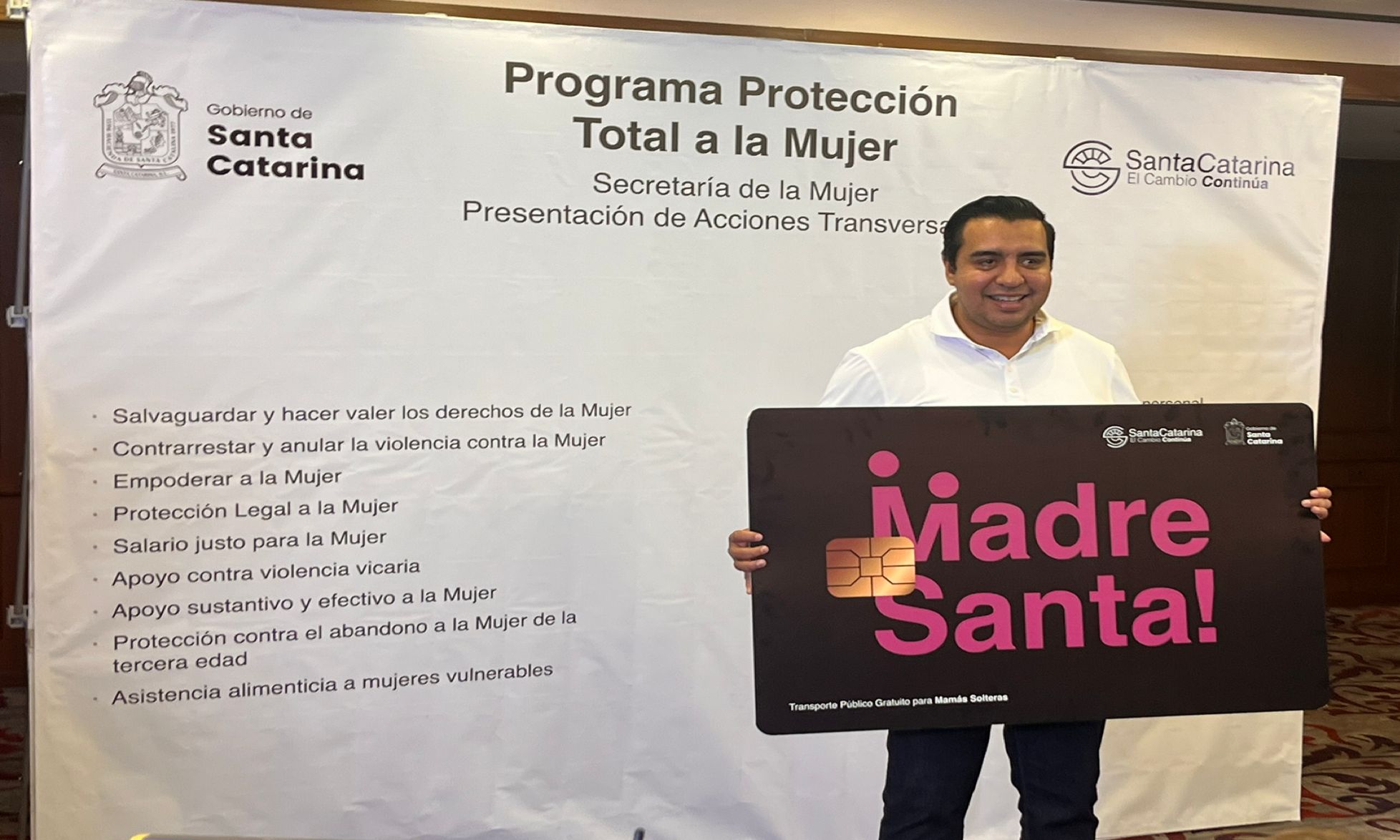 Presenta Santa Catarina apoyo a madres de familia en situación vulnerable a través de “¡Madre Santa!”