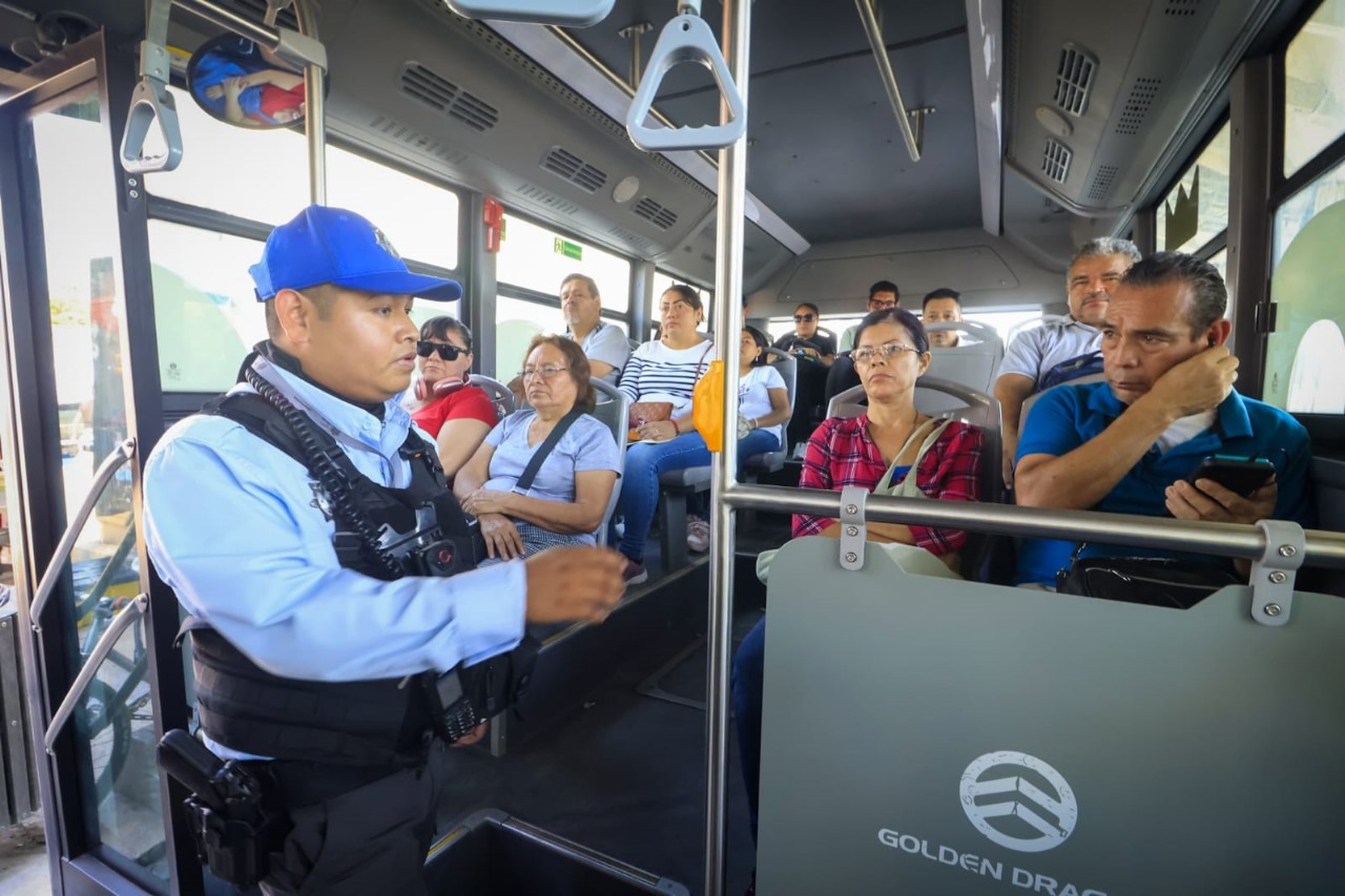 Implementan operativo de seguridad en el transporte público de Monterrey