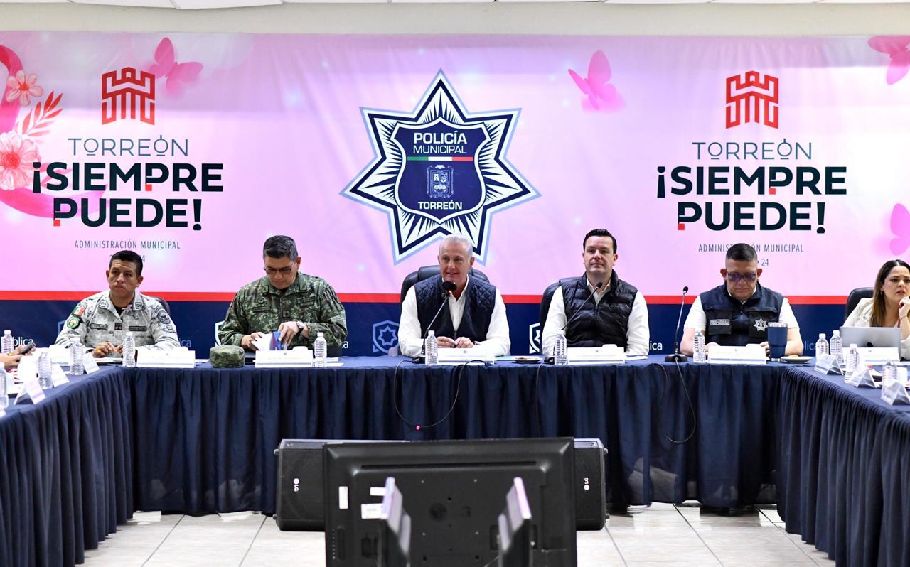 Reforzarán acciones de inteligencia y videovigilancia para resguardar la seguridad en Torreón