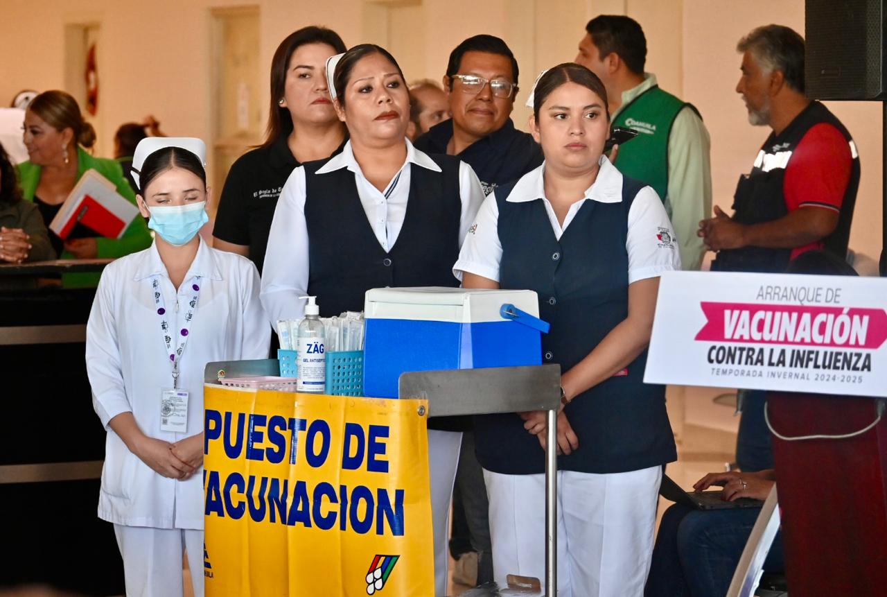 Arranca en Torreón campaña estatal de vacunación contra la influenza