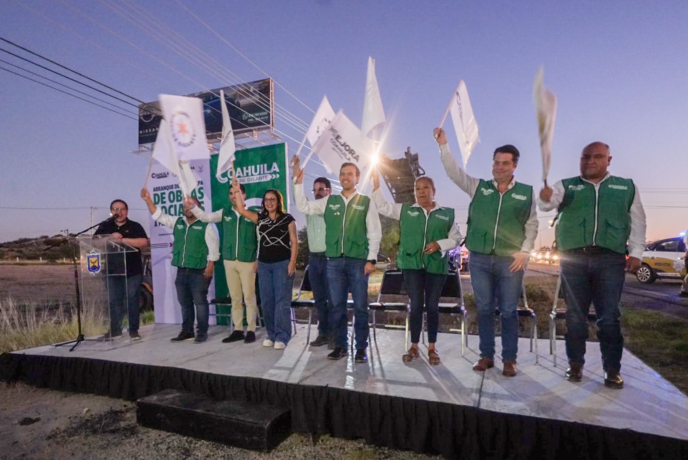 Arranca Gabriel Elizondo más obras sociales en la región norte