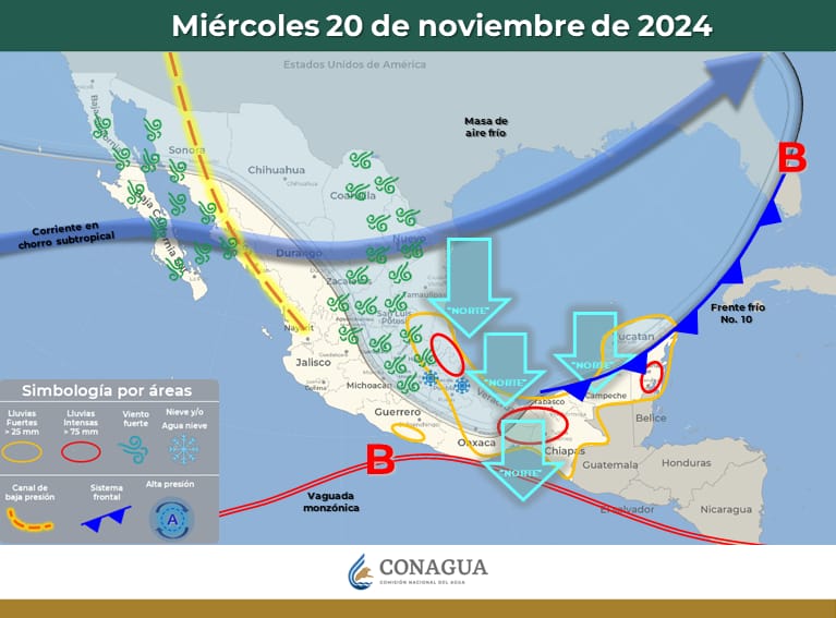 Se espera descenso de temperatura en Coahuila por el Frente Frío #10