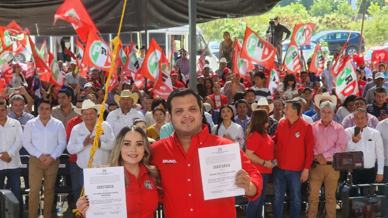 Encabeza Bruno Díaz nueva dirigencia estatal del PRI Tamaulipas