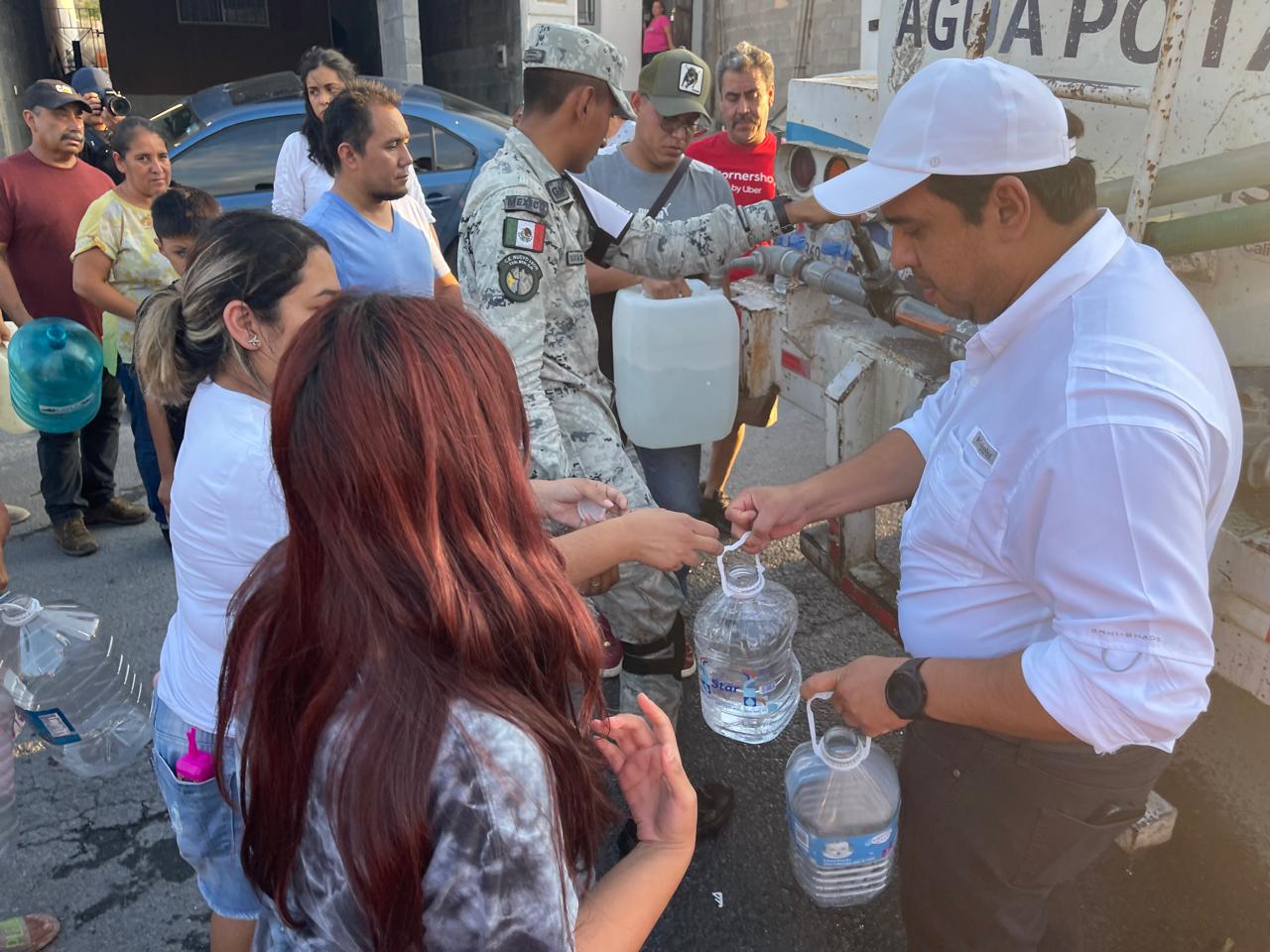 Activará Santa Catarina reparto emergente de agua ante próximos cortes