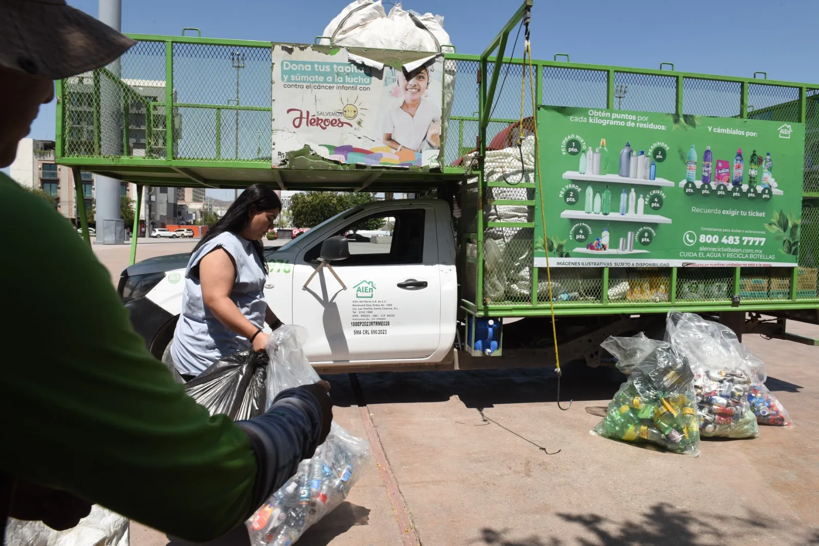 Recolecta Medio Ambiente de Torreón más de 235 kilos de material