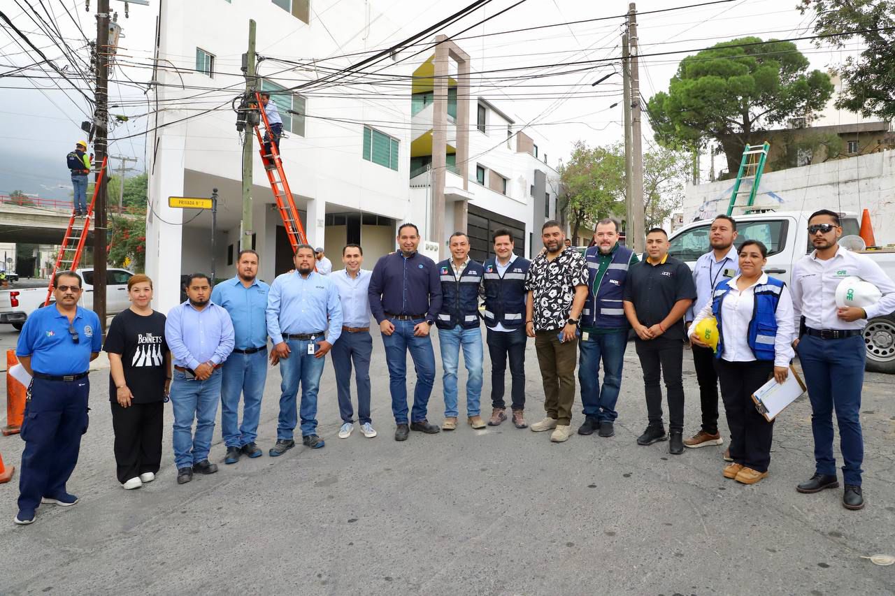 Arranca operativo para retiro de cableado en desuso en San Pedro