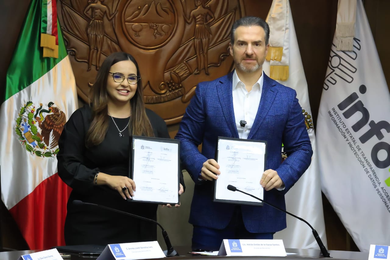 Renueva Monterrey convenio de colaboración con el Instituto de Transparencia