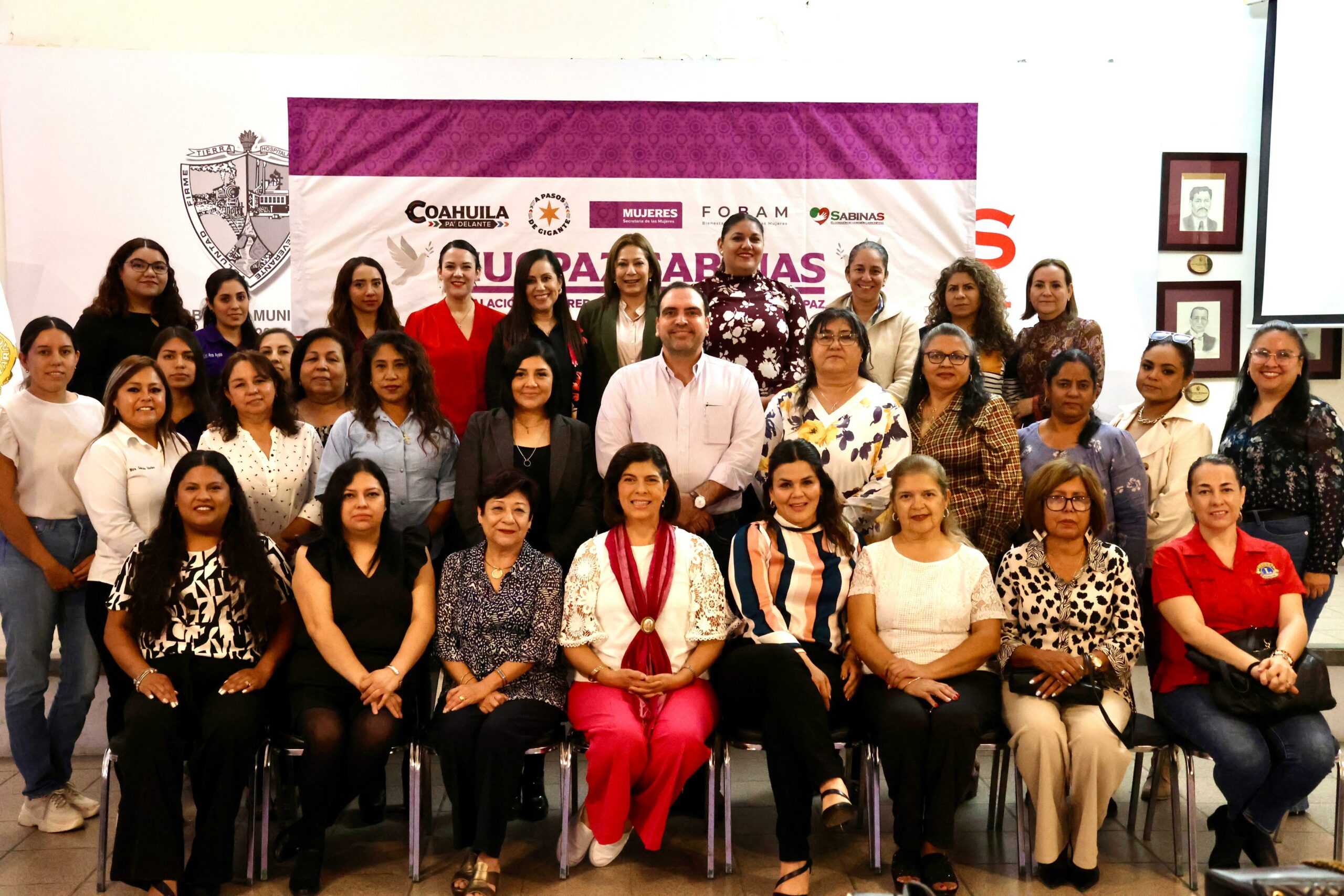 Instalan en Sabinas la Red de Mujeres Constructoras de Paz