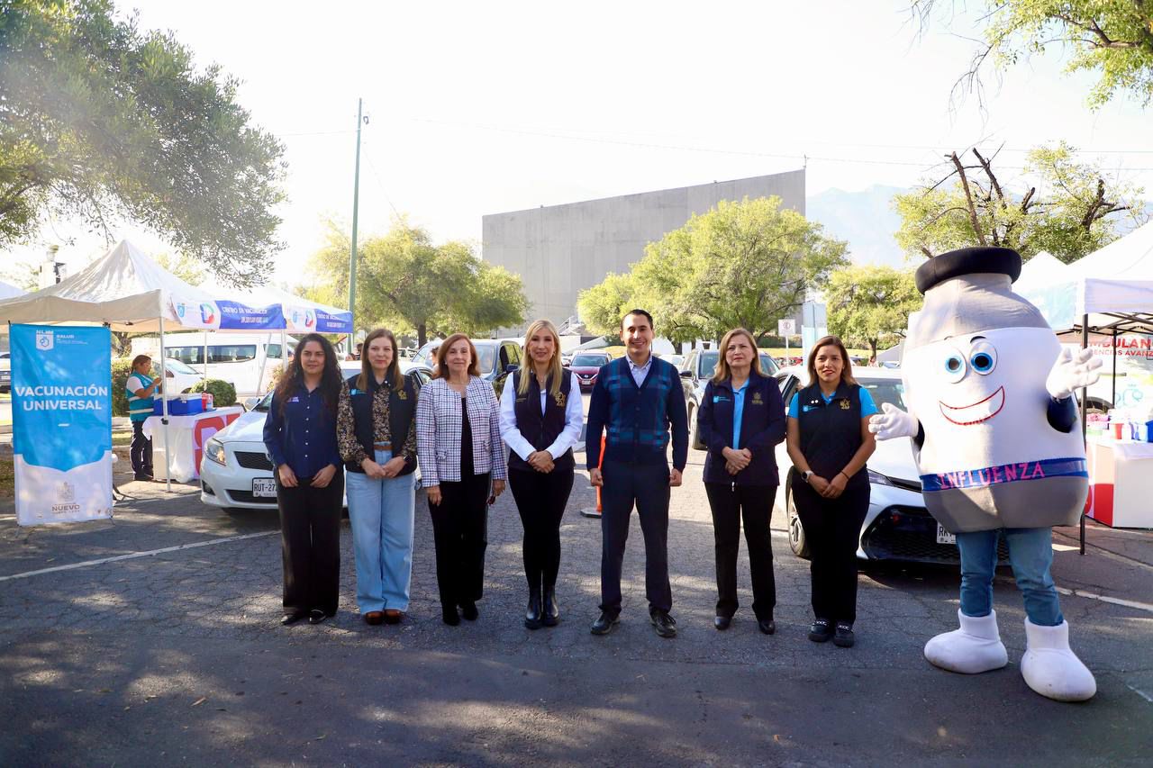 Instala San Pedro drive thru de vacunación contra la influenza