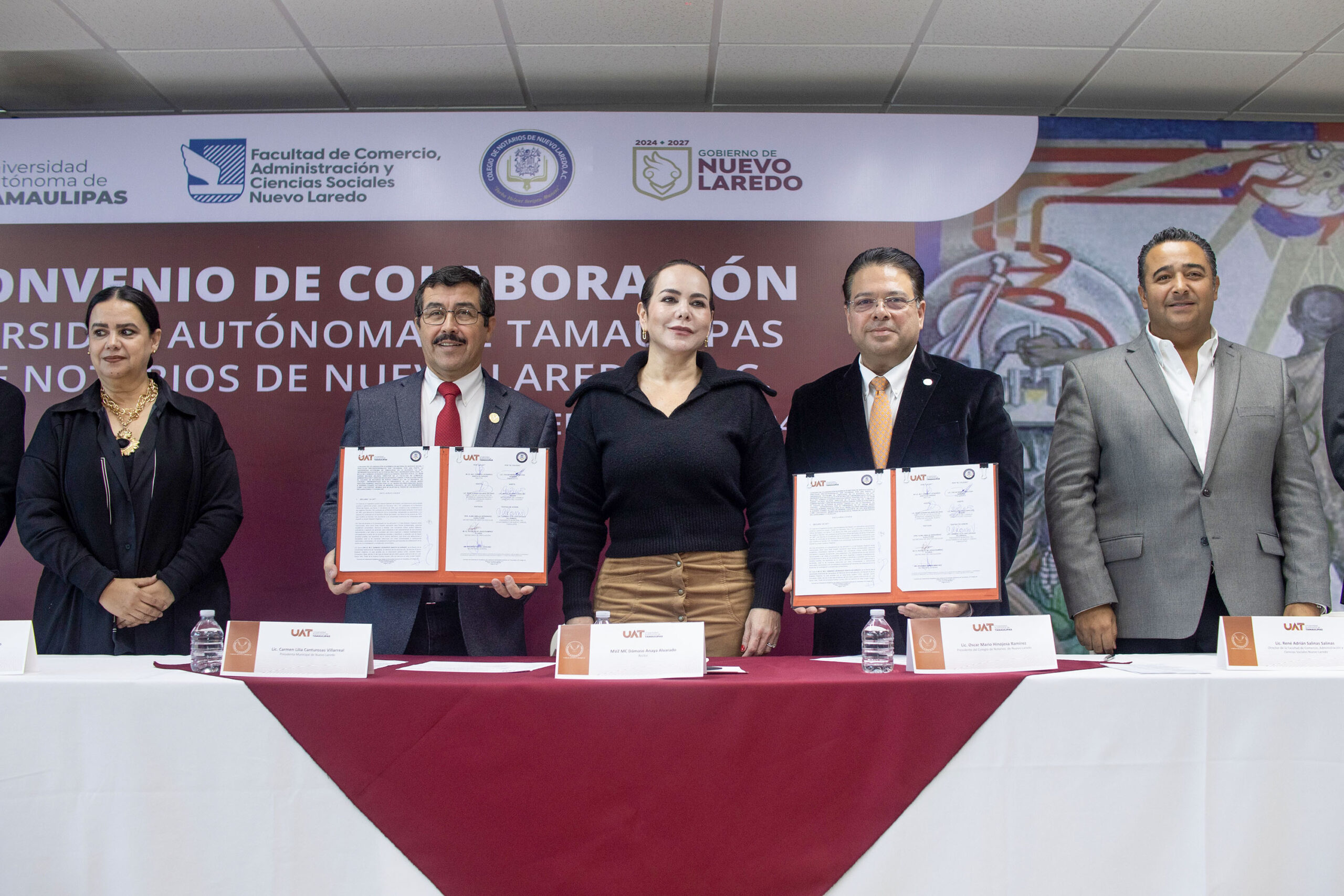 La UAT y el Colegio de Notarios de Nuevo Laredo fortalecen la formación de estudiantes