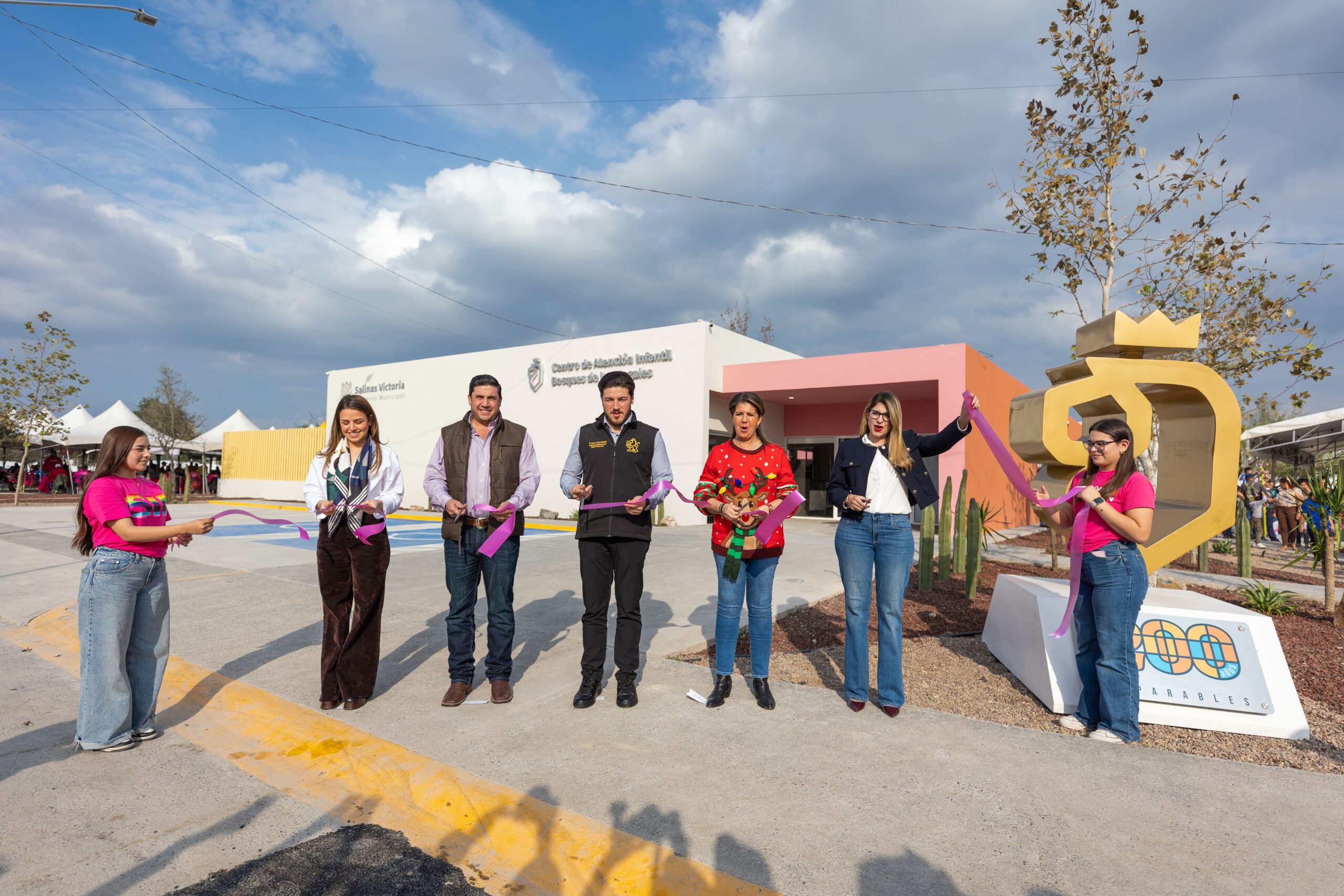 Inaugura Samuel García guardería en Salinas Victoria