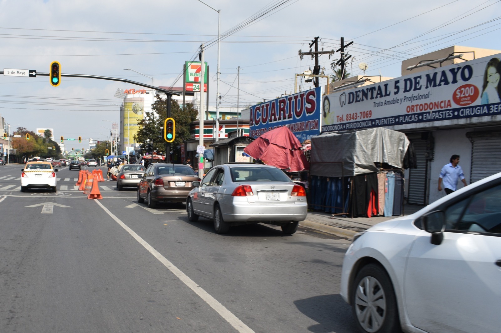 Cierra tránsito de Monterrey algunas vialidades para proteger a los transeúntes