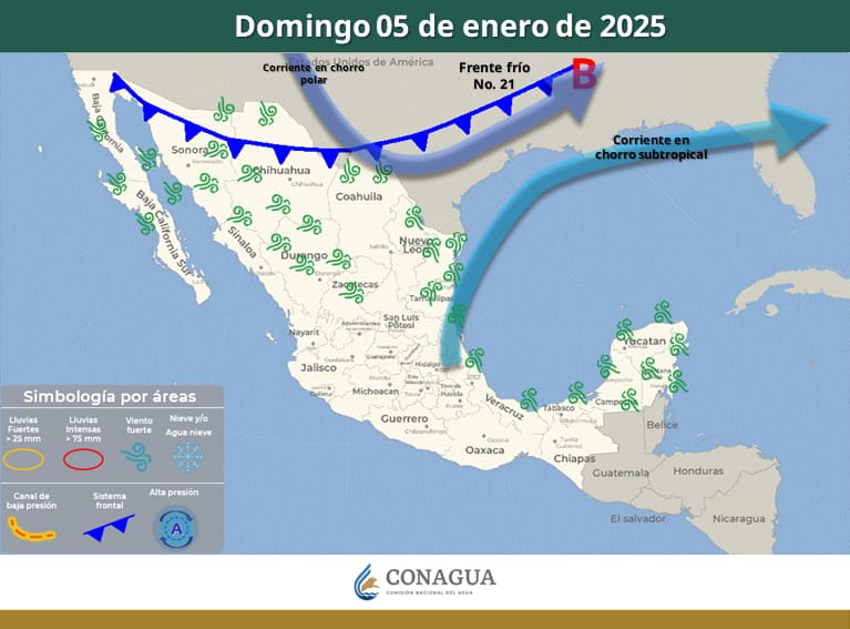 Frente Frío #21 originará marcado descenso de temperatura en Coahuila