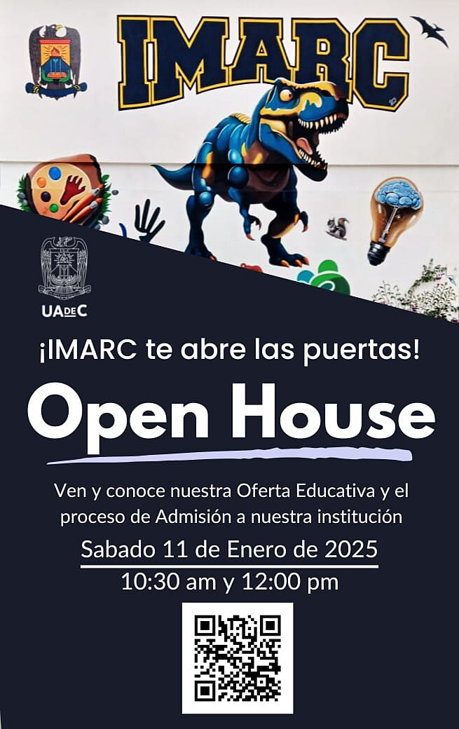  Invita IMARC de la UAdeC a Aspirantes de Bachillerato a su “Open House”