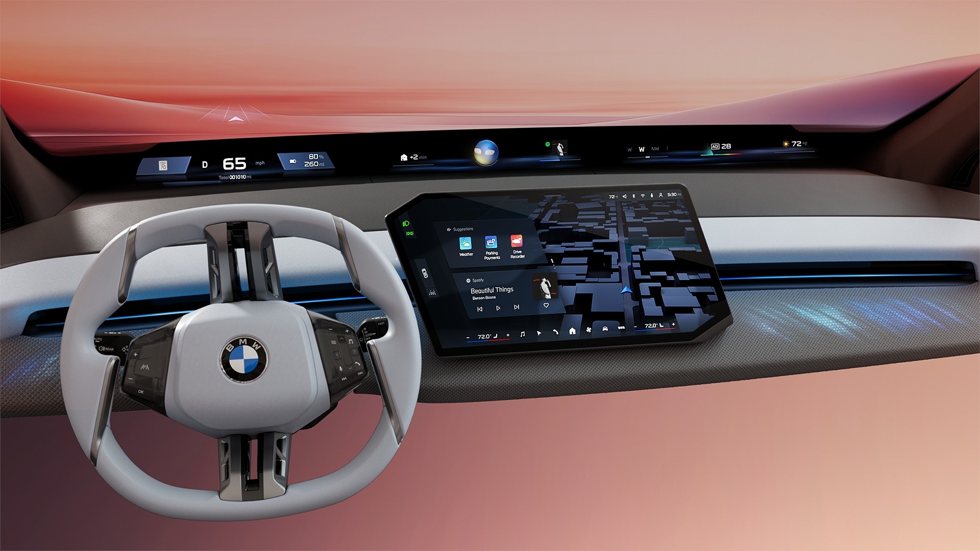 El nuevo BMW Panoramic iDrive revoluciona la operación del vehículo