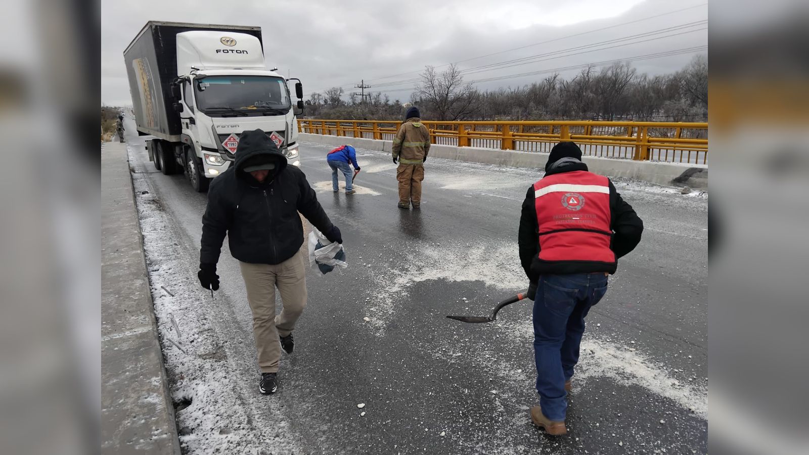 Salvaguarda PC de Castaños integridad de la población ante helada