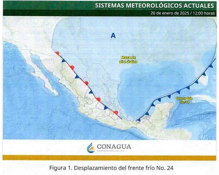 Frente Frío #24 provocará caída de nieve o aguanieve en Coahuila