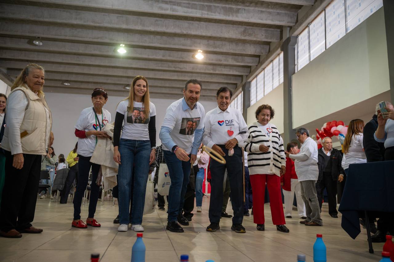 Conmemora Monterrey Día del Amor y la Amistad con adultos mayores