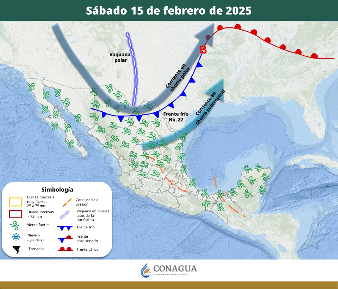 Se espera frío y vientos fuertes en Coahuila