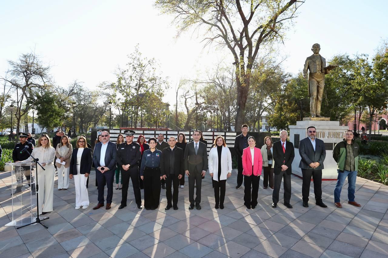 Conmemora San Pedro el Día de la Bandera de México