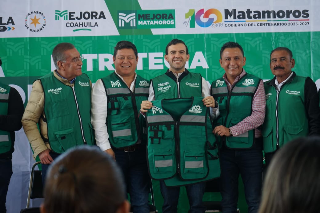 Presenta Gabriel Elizondo la estrategia municipal Mejora Matamoros