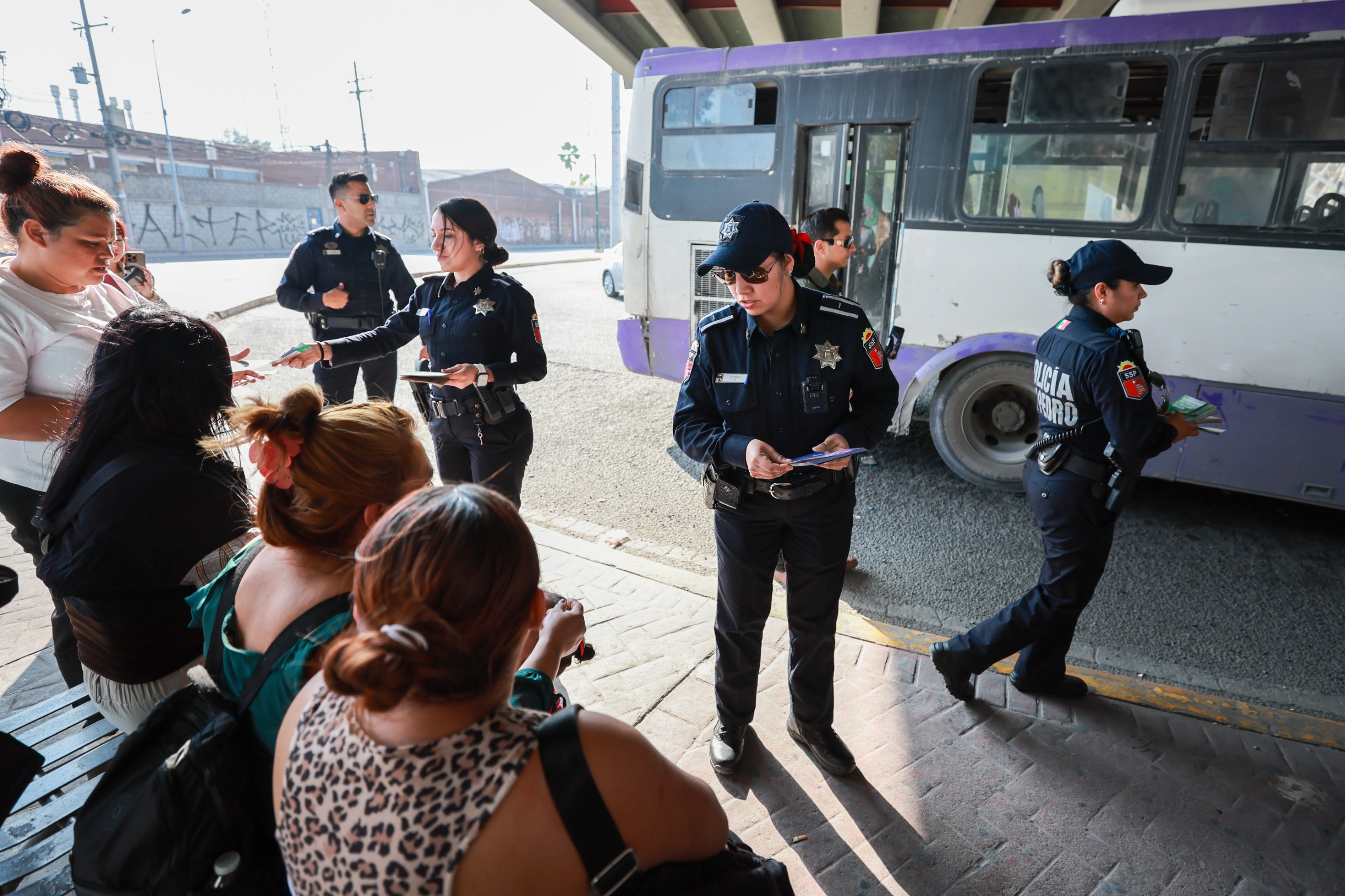 Realiza Policía de San Pedro operativos preventivos en transporte público