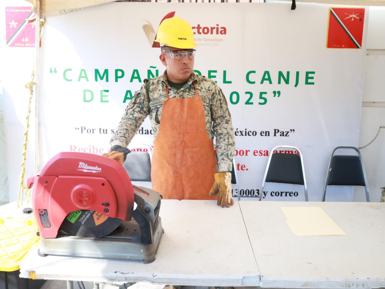 El 21 de febrero concluye campaña de Canje de Armas