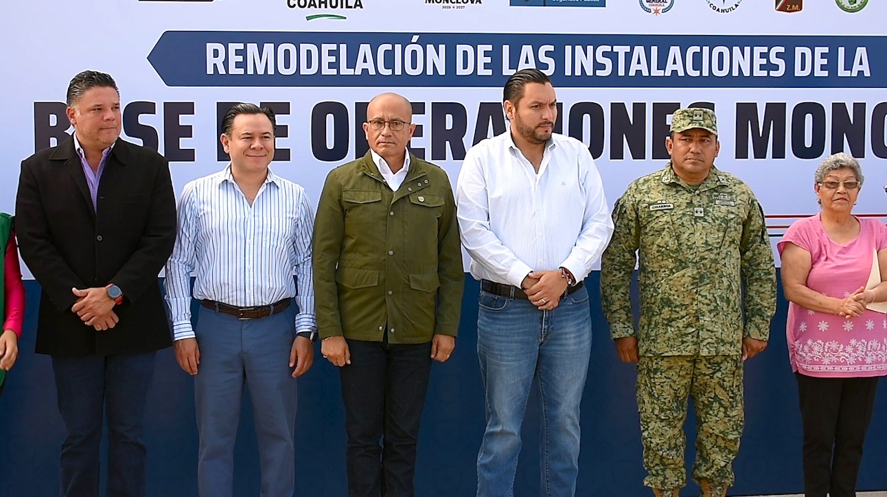 Inicia Carlos Villarreal rehabilitación del cuartel de la Base de Operaciones Monclova