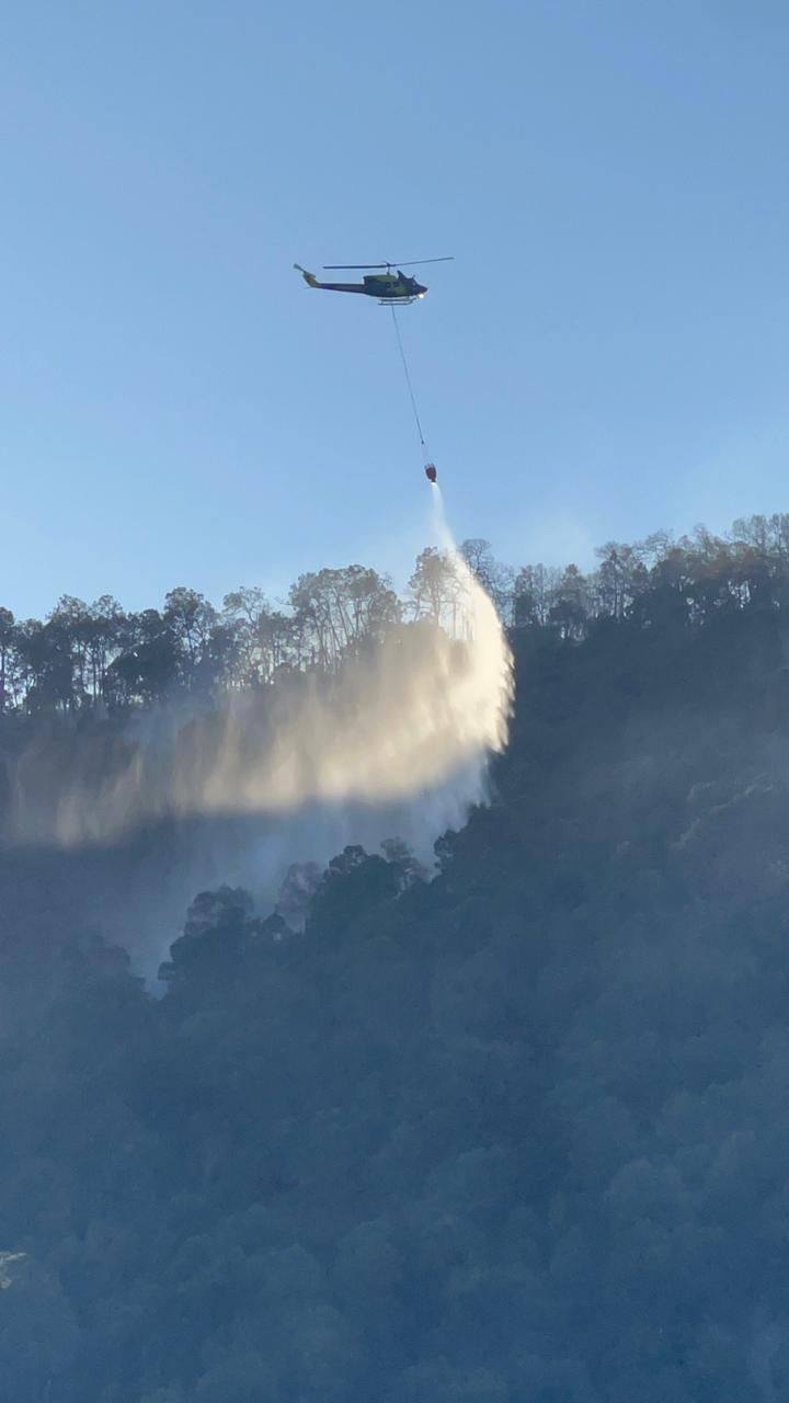 Incendio en El Tunal alcanza 70% de control; continúan labores de combate