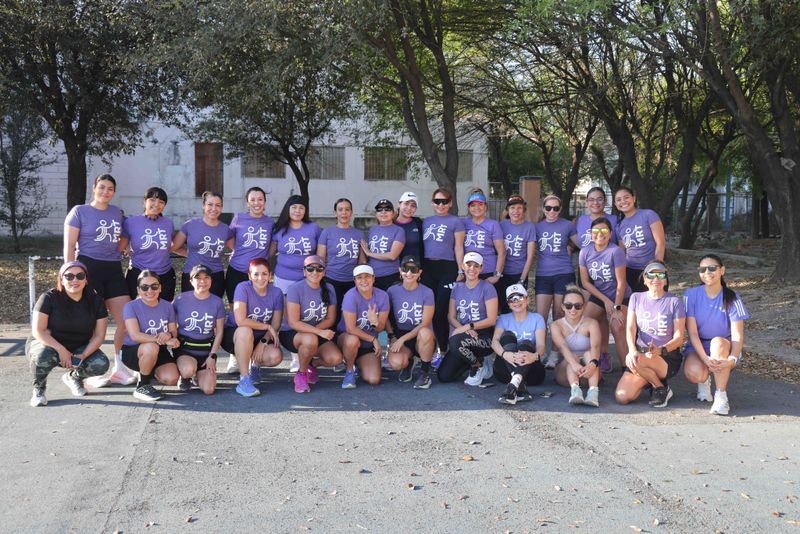 Concluye San Nicolás semana de la mujer con trote y activación física con decenas de participantes