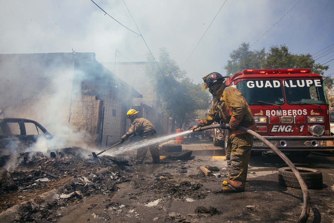 Guadalupe en acción ante fuertes vientos y contaminación