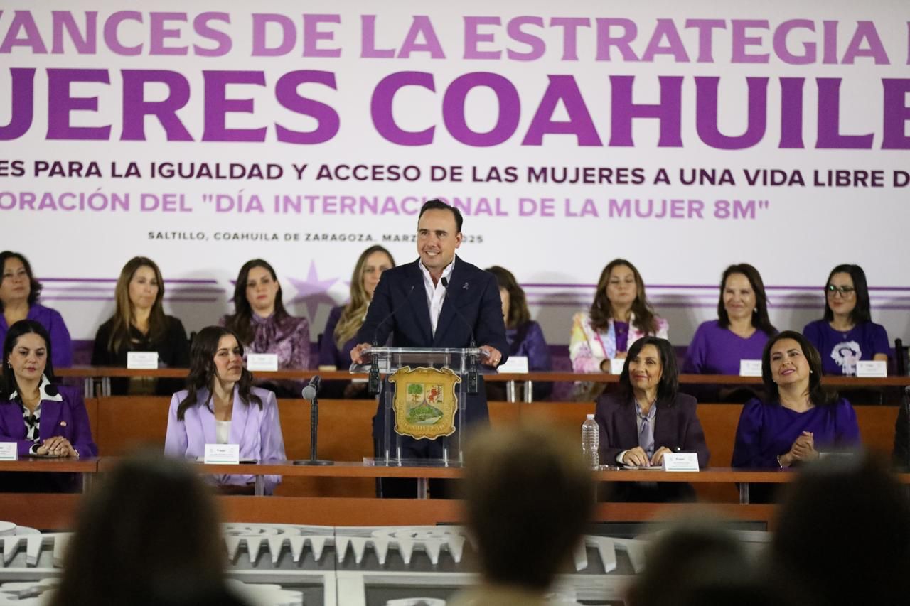 Acciones en beneficio de las mujeres son permanentes en Coahuila: Manolo Jiménez