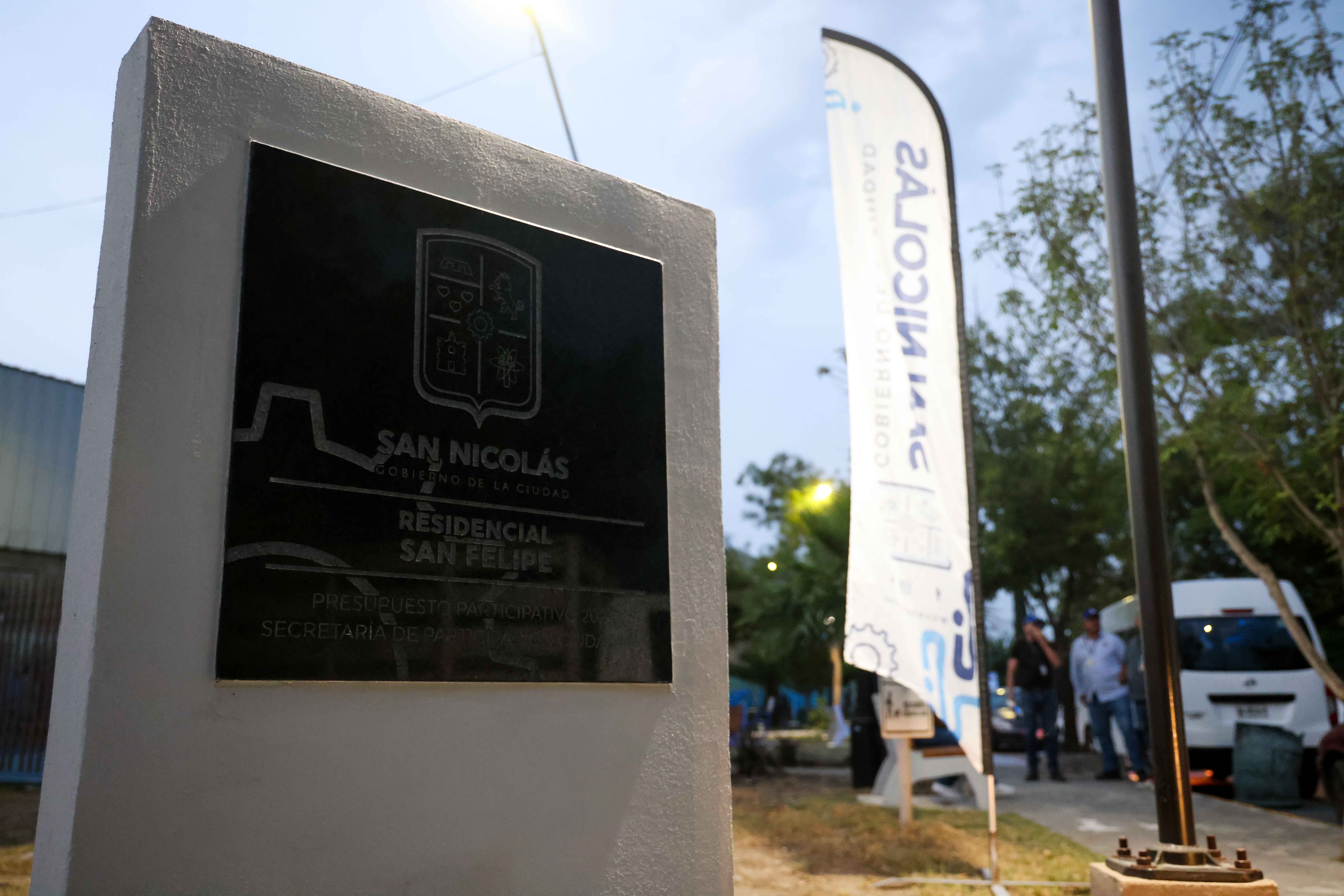 Entrega San Nicolás obra ganadora de presupuesto participativo en Residencial San Felipe Entrega San Nicolás obra ganadora de presupuesto participativo en Residencial San Felipe