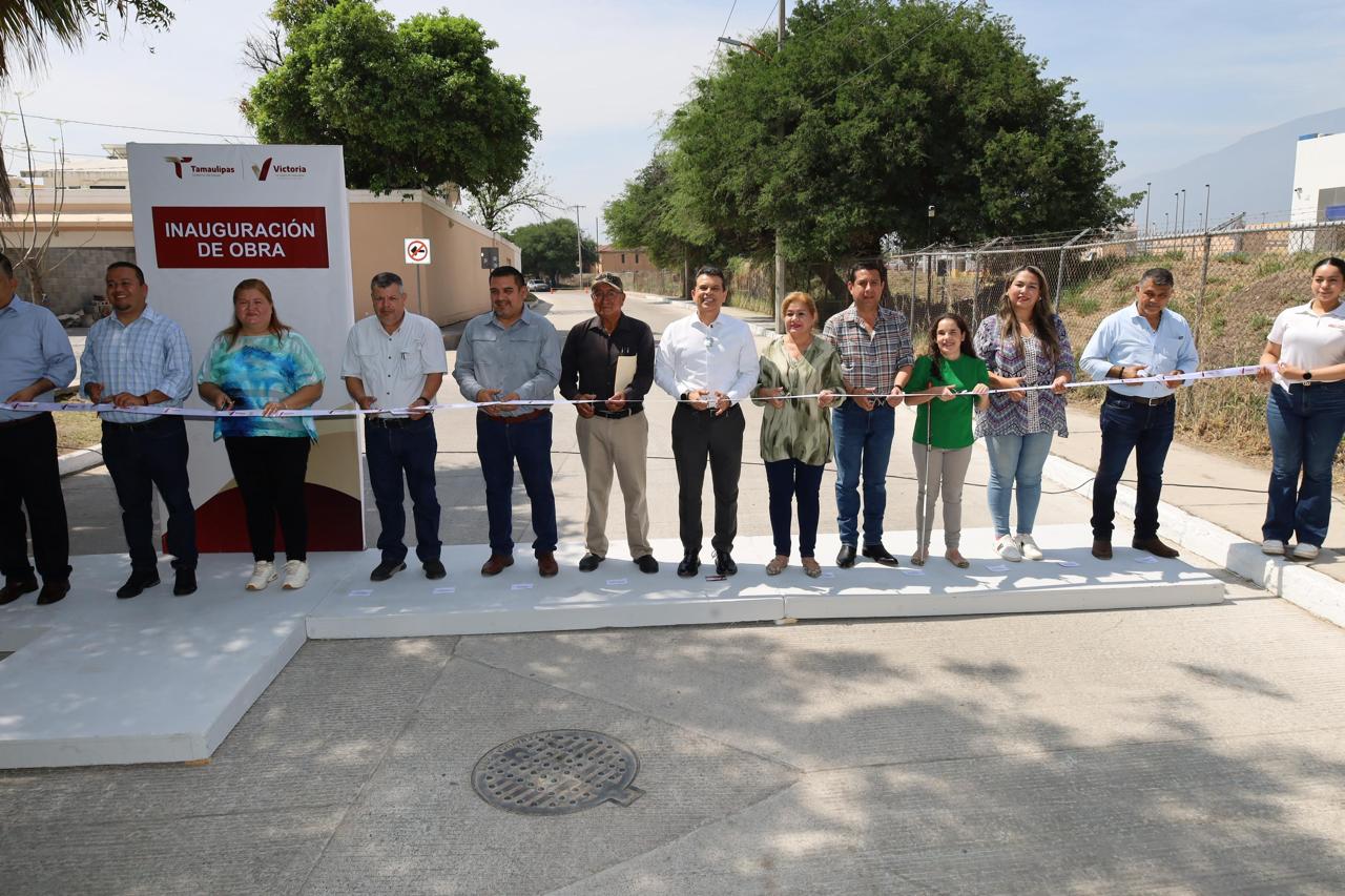 Entrega Gattás obra de concreto hidráulicode transitada vialidad Entrega Gattás obra de concreto hidráulicode transitada vialidad