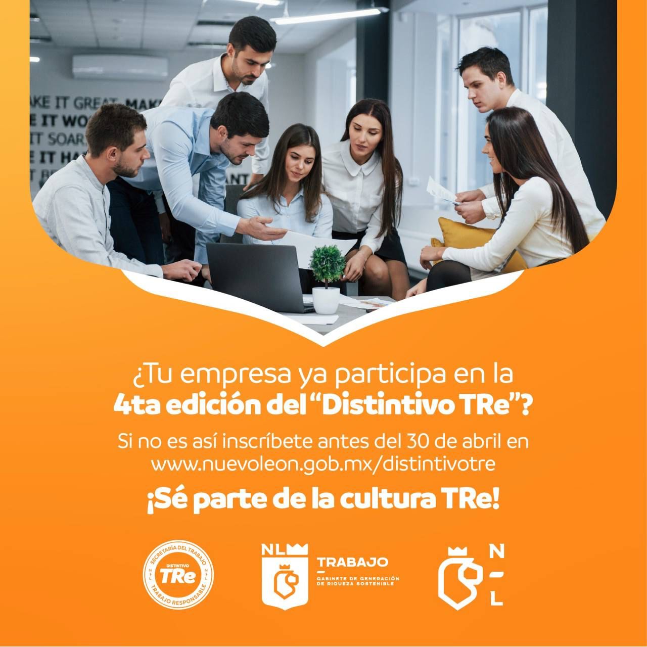 Informa Secretaría del Trabajo próximo cierre de registro de empresas a la cuarta edición del Distintivo TRE Informa Secretaría del Trabajo próximo cierre de registro de empresas a la cuarta edición del Distintivo TRE