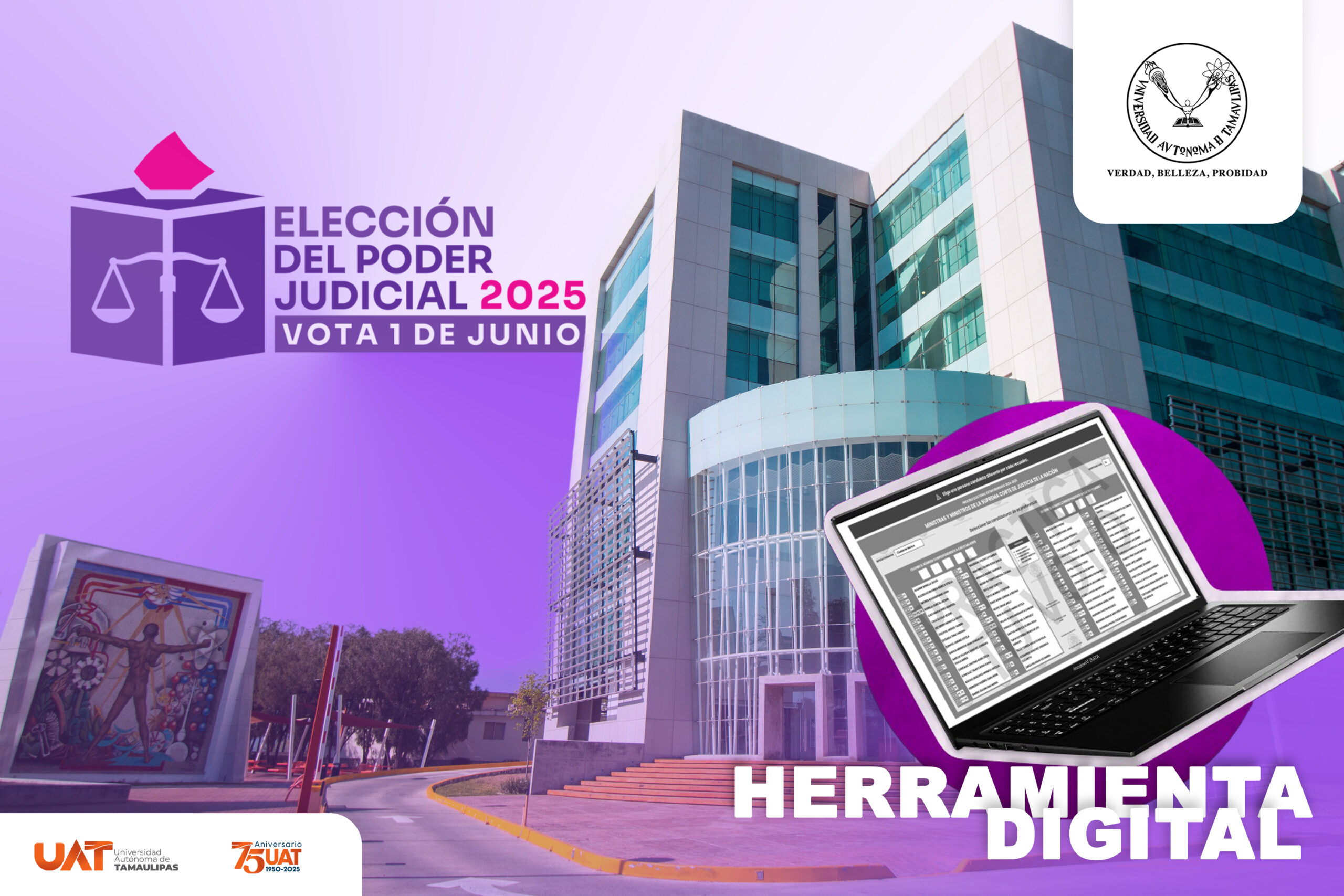 Implementa la UAT herramienta digital para orientar sobre la elección judicial Implementa la UAT herramienta digital para orientar sobre la elección judicial
