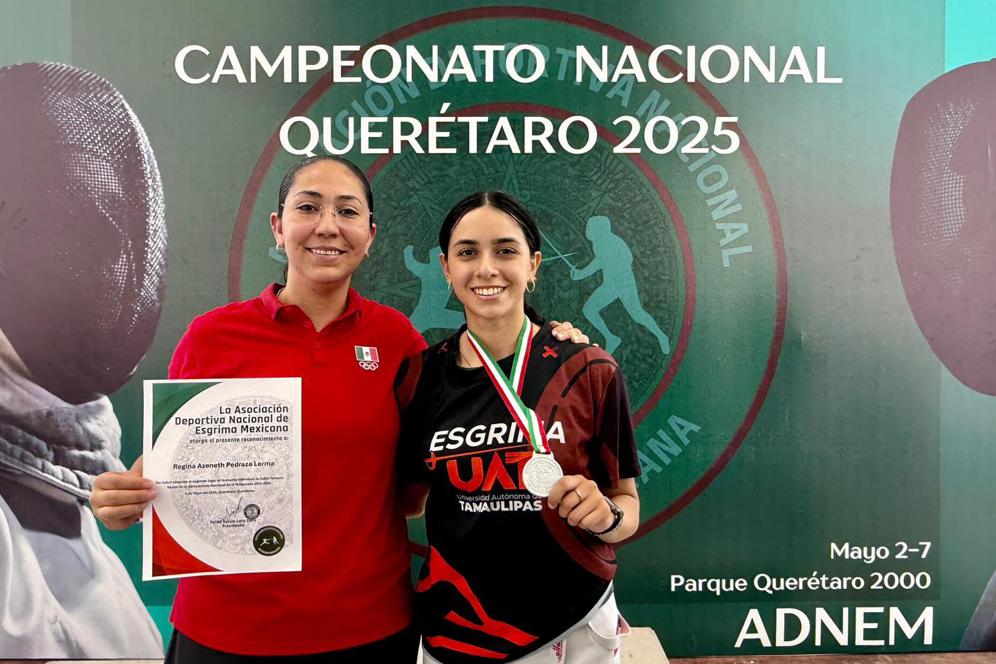 Regina Pedraza, orgullo de la UAT, brilla en el nacional de esgrima 2025 Regina Pedraza, orgullo de la UAT, brilla en el nacional de esgrima 2025
